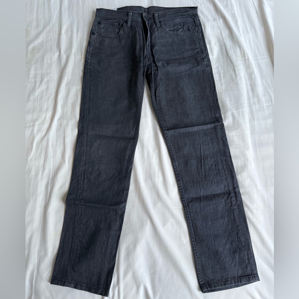 Levi's 511 Men's Dark Gray Blue Straight Jeans